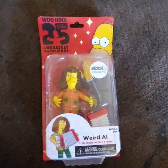 weird al simpsons action figure